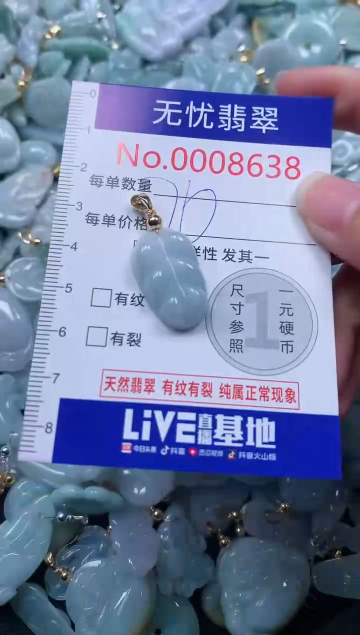 颈饰未镶嵌翡翠8638