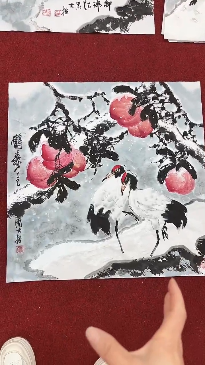 国画周大拙/国画/花鸟