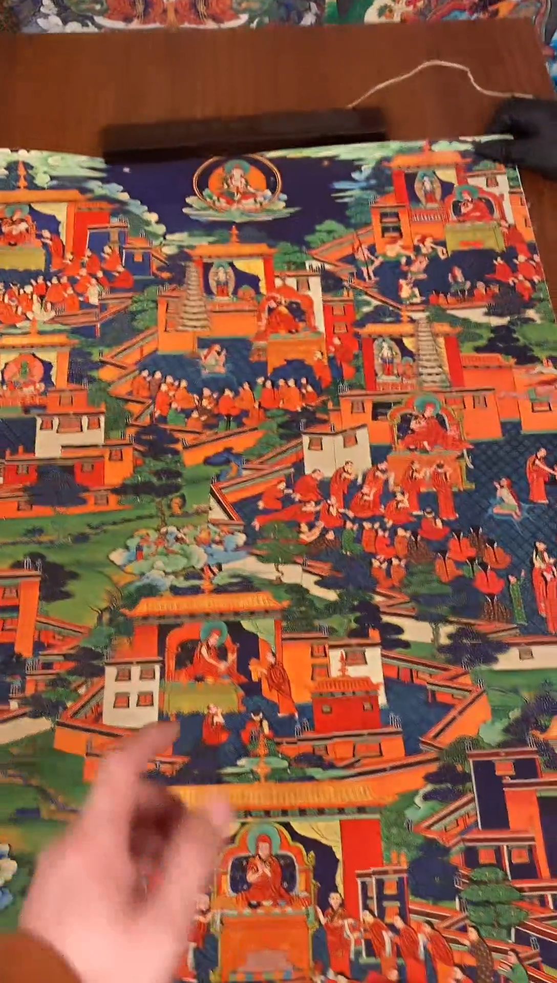 装裱画精美唐卡tk16051