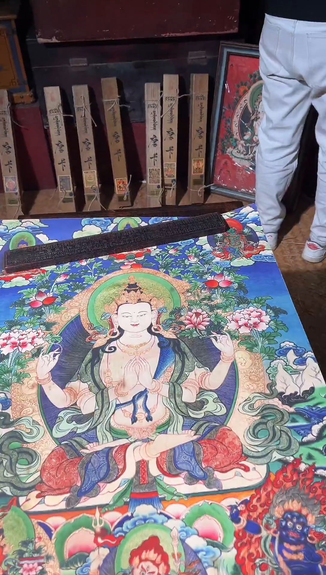 卷轴画东东唐卡tk16