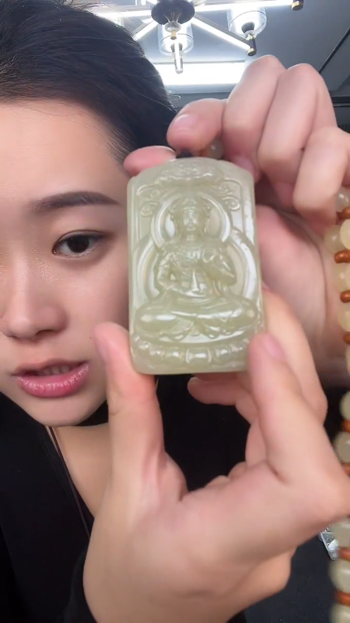 双面山水坐观音多样性发货任意一件