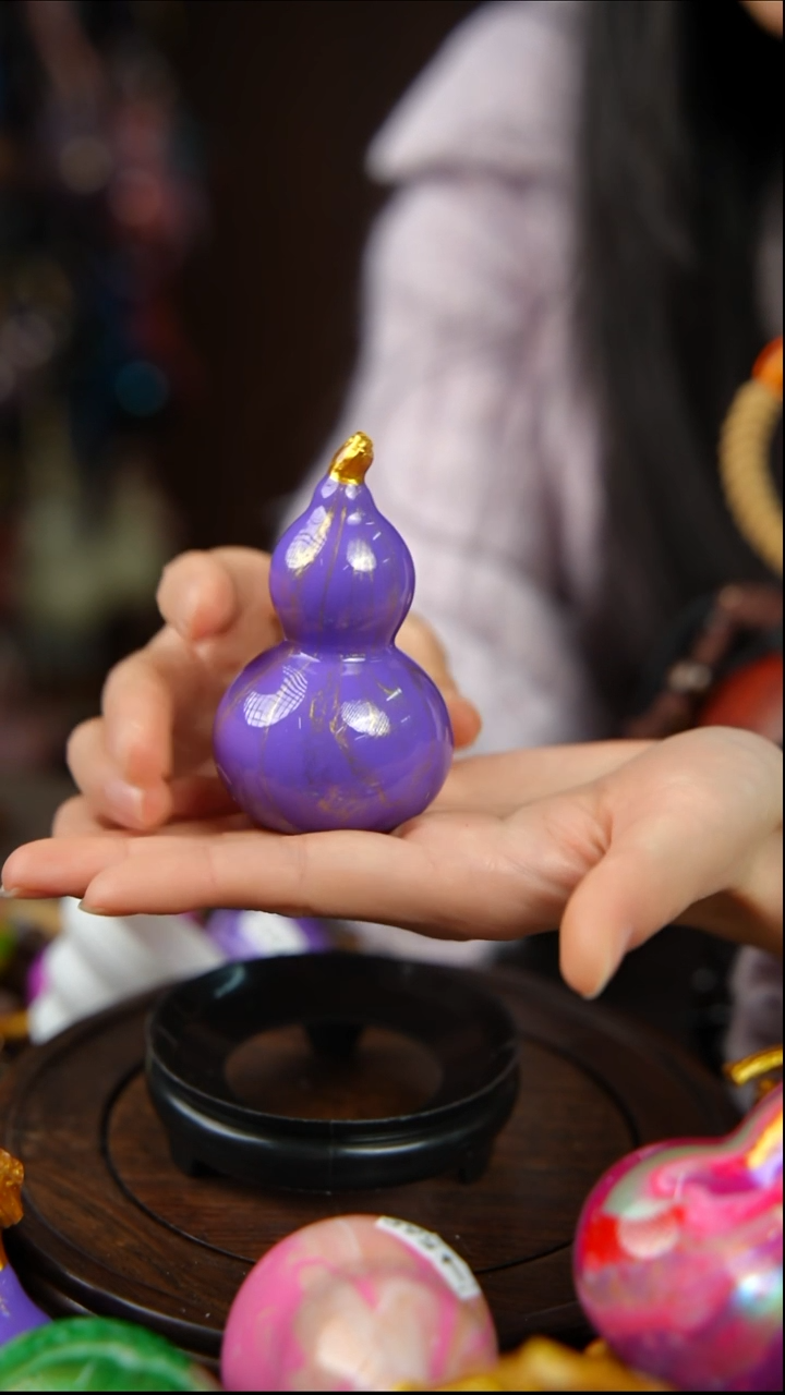 595号漂漆小手捻葫芦