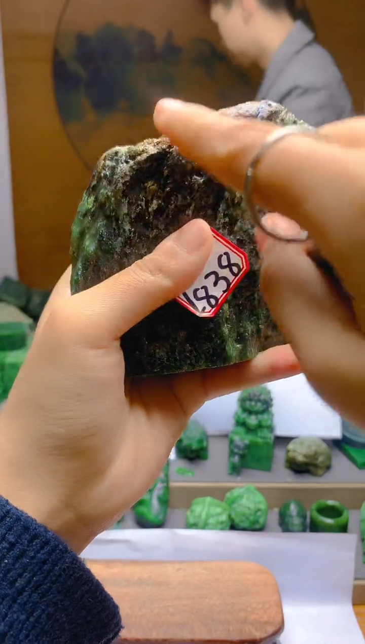 【闪购商品】和田玉（碧玉）珠宝半成品未镶嵌1