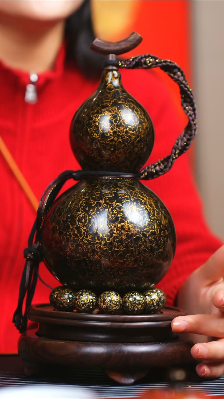 【闪购商品】JQ143过年礼臻选大漆酒葫芦