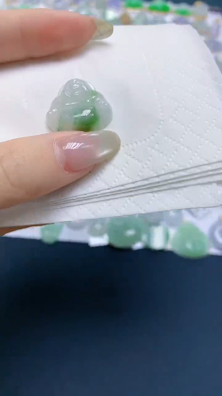 【闪购商品】翡翠18K金镶嵌颈饰天然A货翡翠