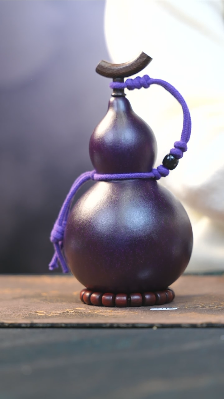 【闪购商品】RT200大漆酒葫芦不包手串及旋转底座