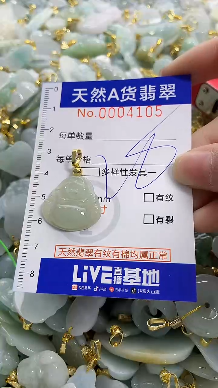 颈饰未镶嵌翡翠天然A货翡翠