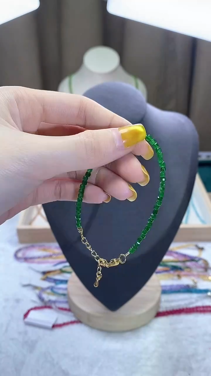 【闪购商品】祖母绿手链14K金镶嵌诗宁甄选珠宝SYZB002