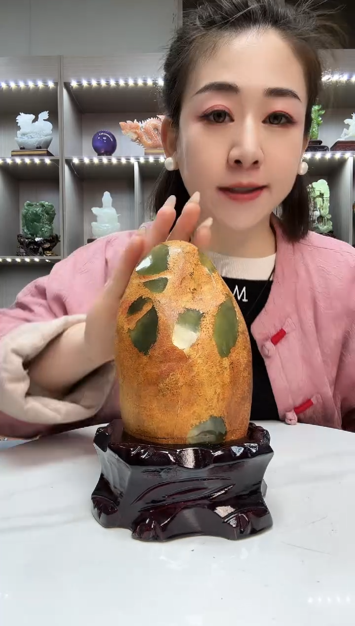 石材天然石材家居摆件办公室客厅玄关高档摆件