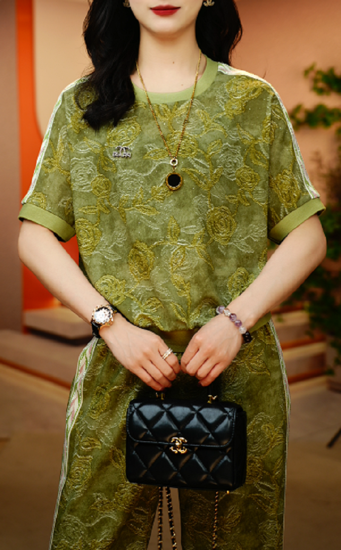 绯香花颜-夏季遮阳舒适百搭减龄优雅轻奢气质套装