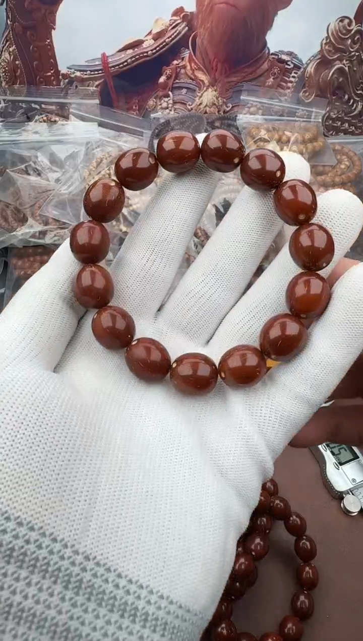 手串紫金鼠15号枣珠