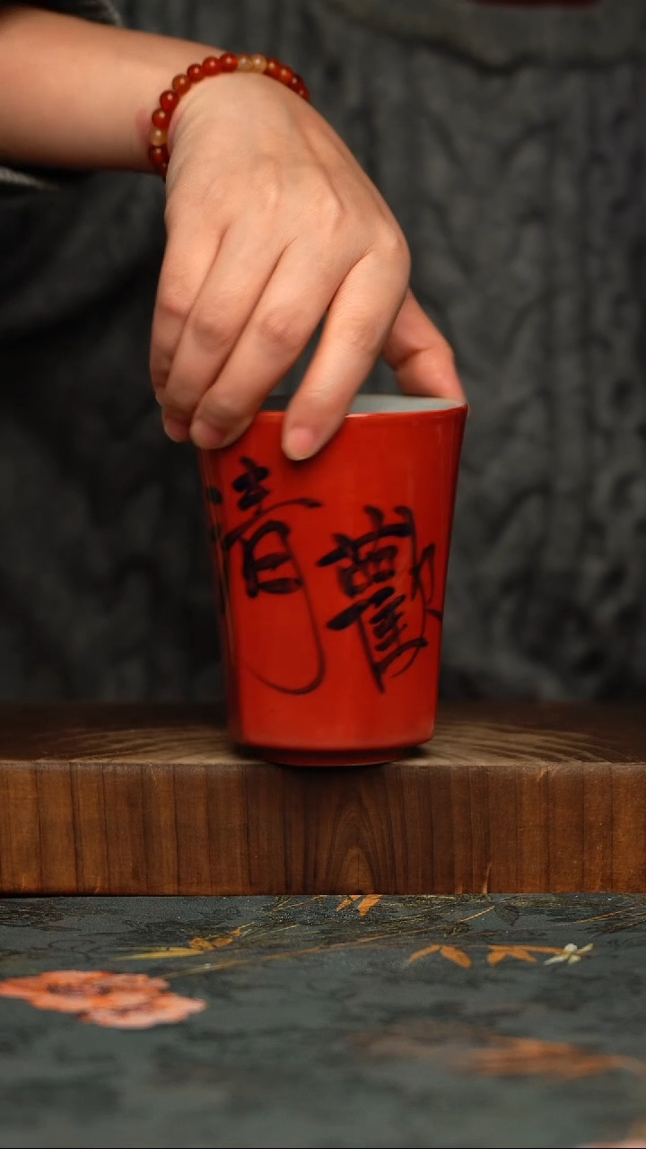 瓷片釉下彩手工手绘同款陶器