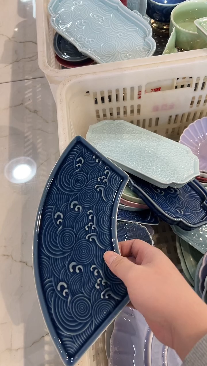 瓷片瓷正品果盘 假一罚十