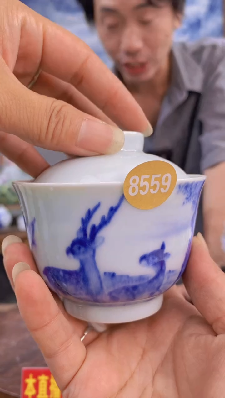 吴义松陶瓷联盟手绘陶瓷编码：8559