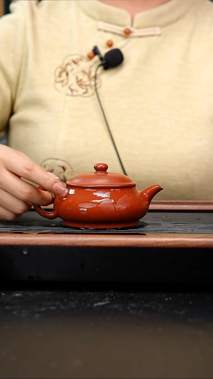 茶壶紫砂小煤窑朱泥粗砂明炉180cc肖江群