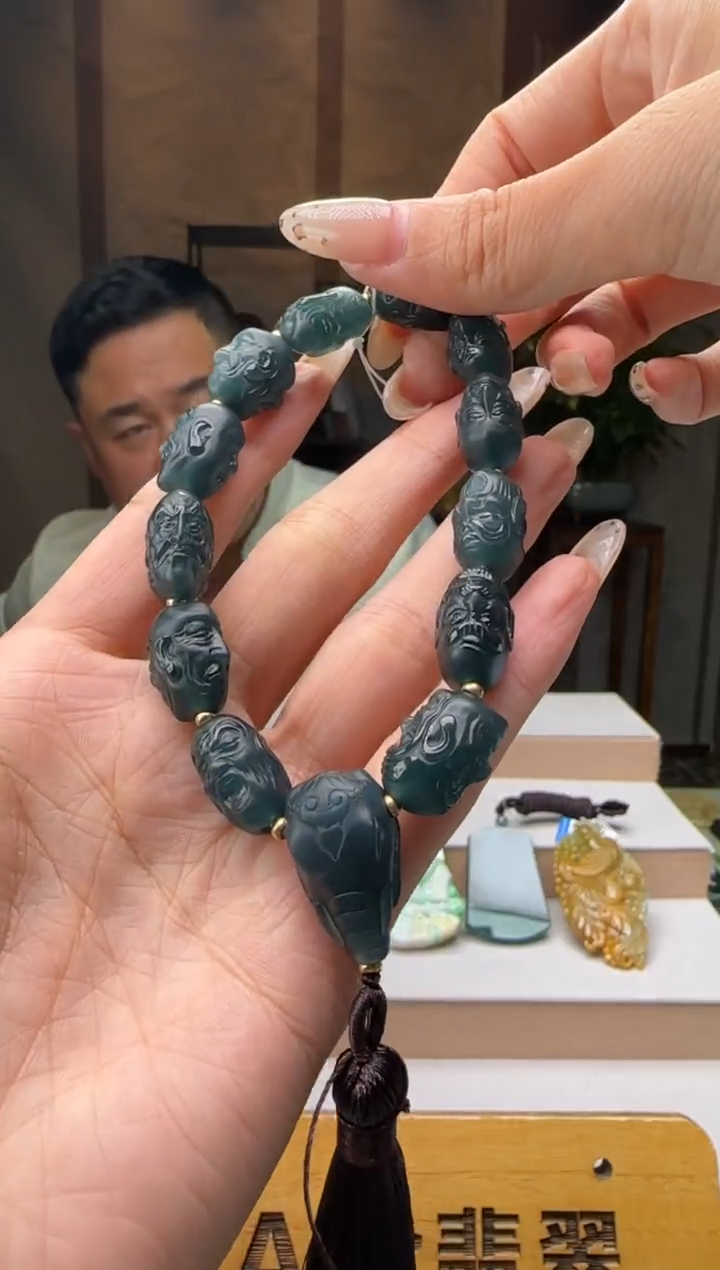 颈饰未镶嵌翡翠多样性发其一MM@@HY51205066