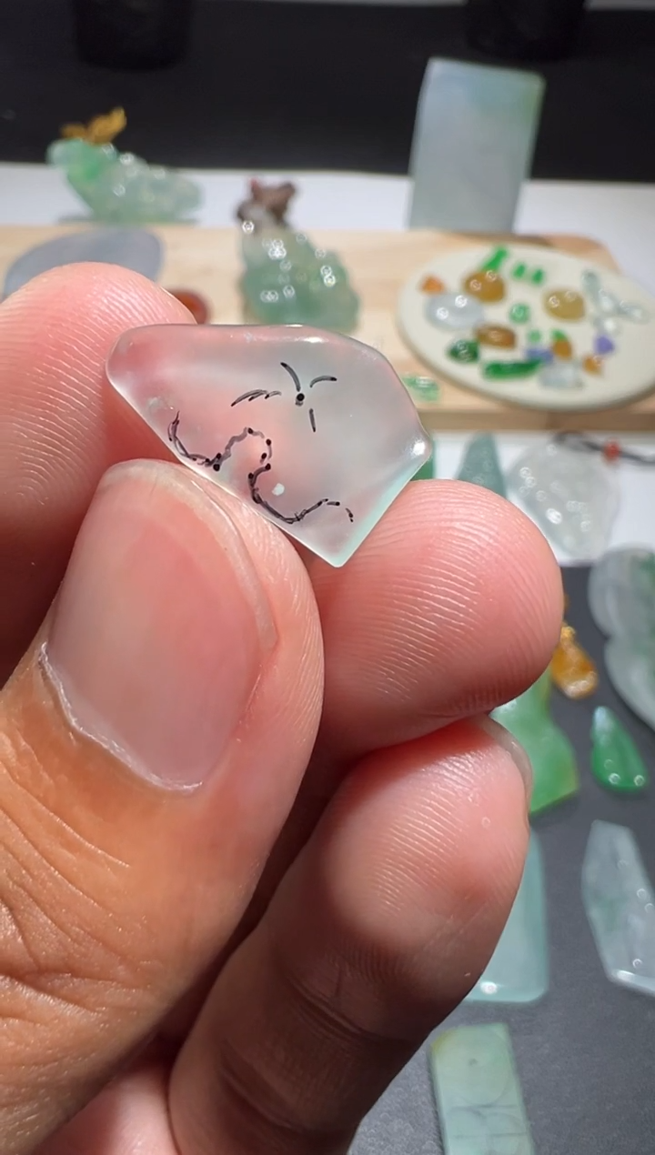 【闪购商品】定制翡翠18K金镶嵌天然缅甸A货翡翠