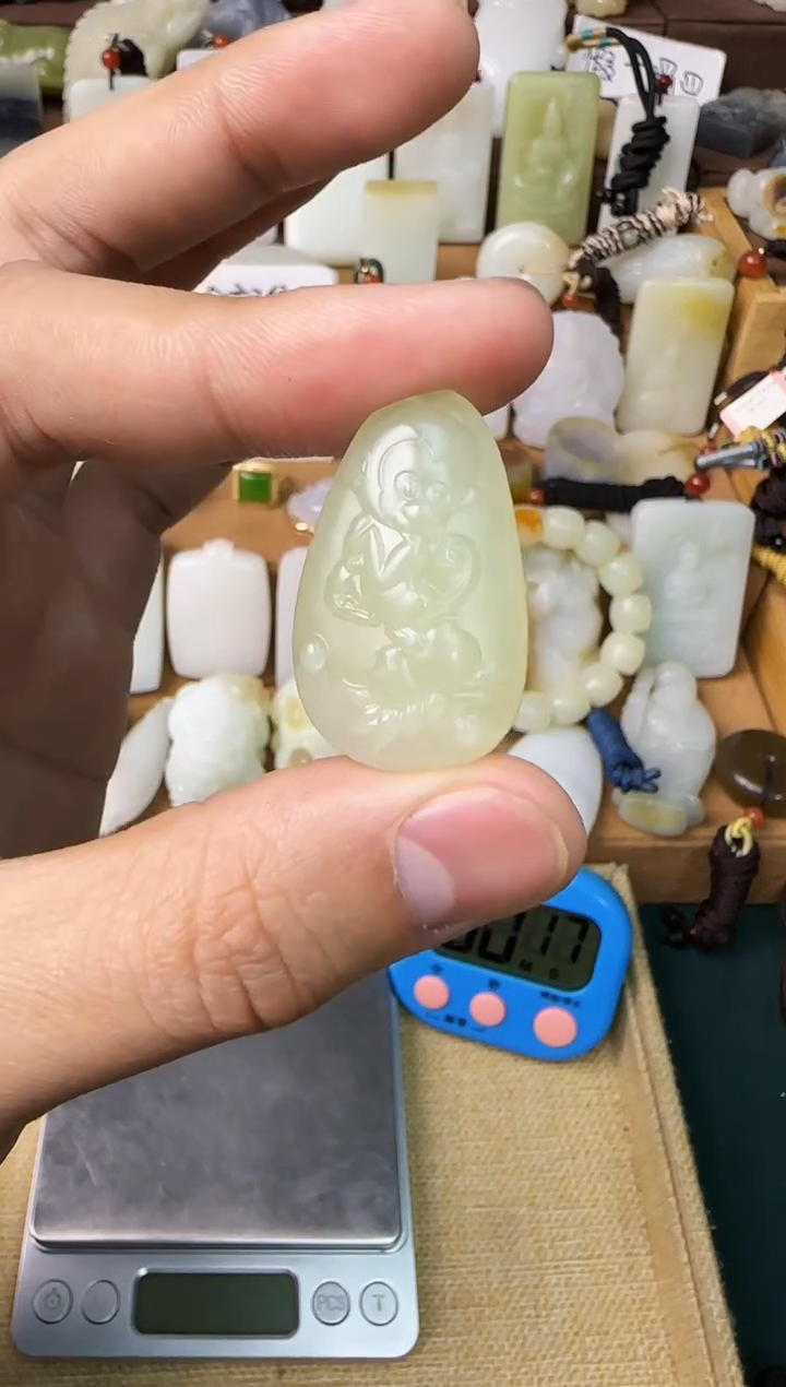 【闪购商品】和田玉颈饰未镶嵌猴