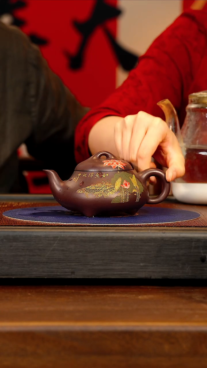 【闪购商品】紫砂茶壶SJK 黑墩头 汉棠石瓢 