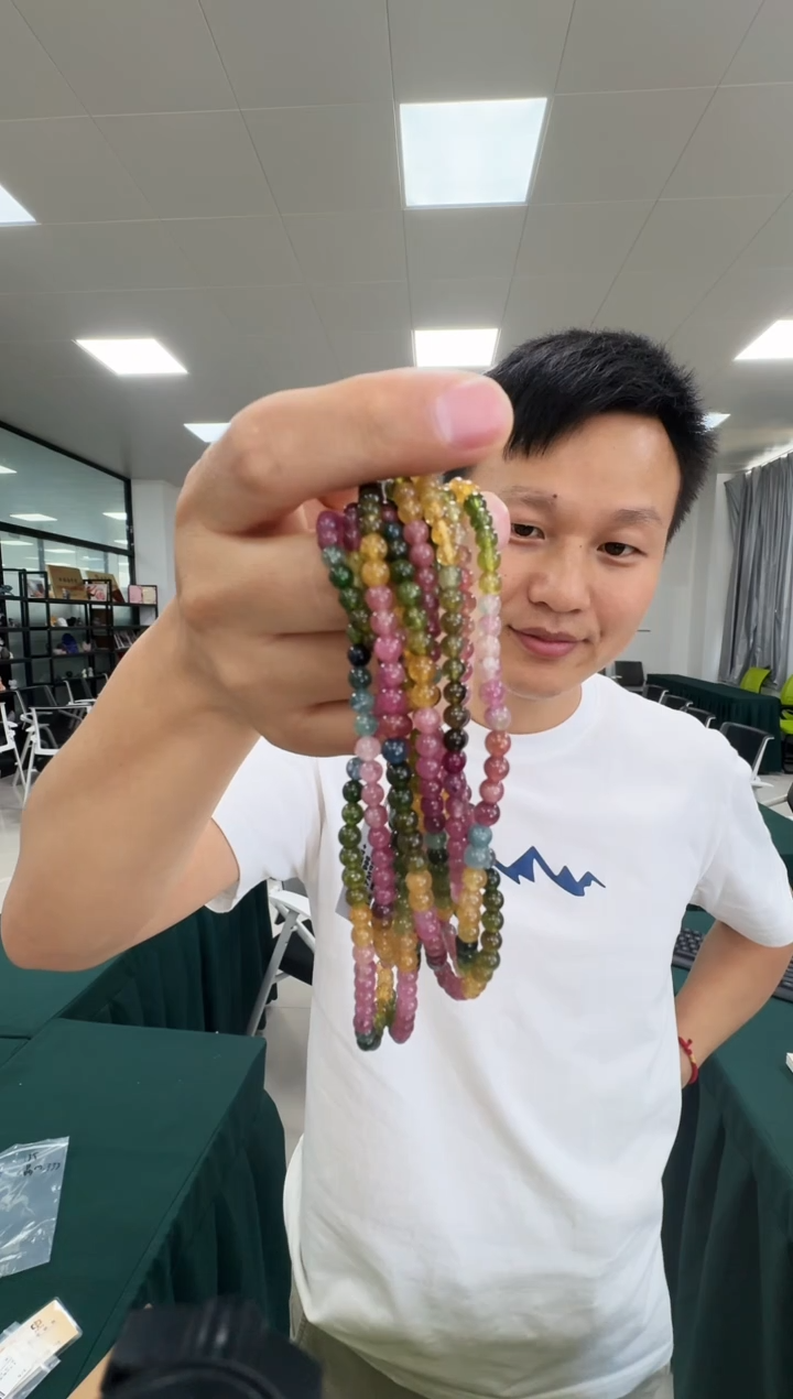 手链未镶嵌碧玺CK347 约4mm多样性发一件