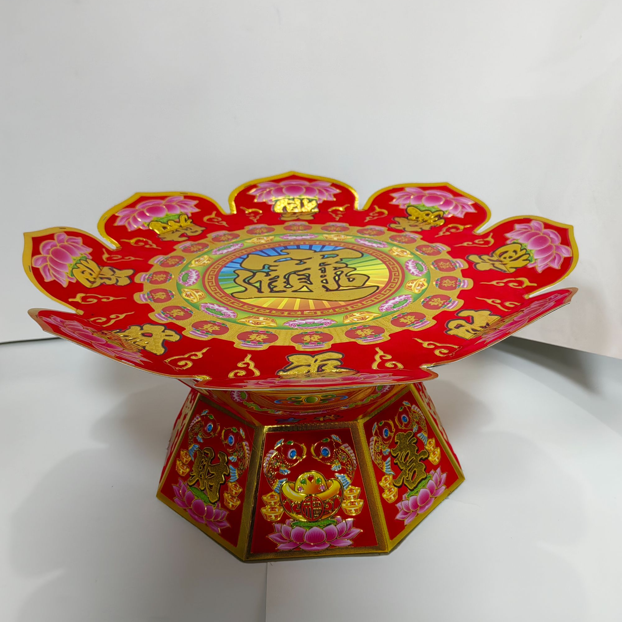 新款植绒底座招财进宝半成品厂家直销