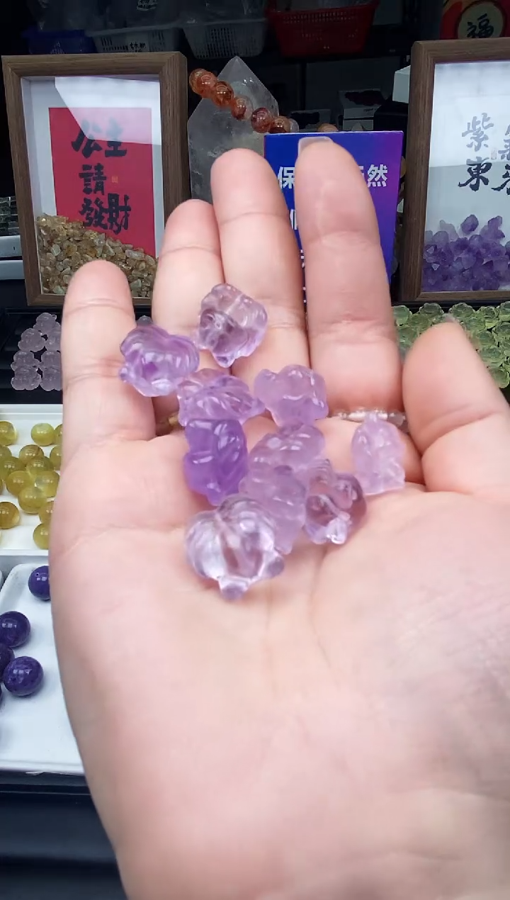 【闪购商品】水晶颈饰未镶嵌7a多样性发其一/2.18/1个