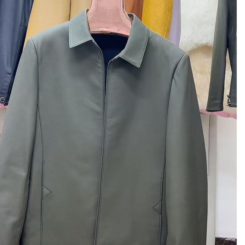 真皮皮衣男款春秋季外套