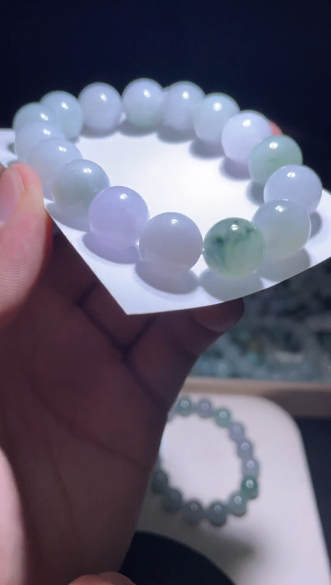 未镶嵌定制翡翠翡翠手串