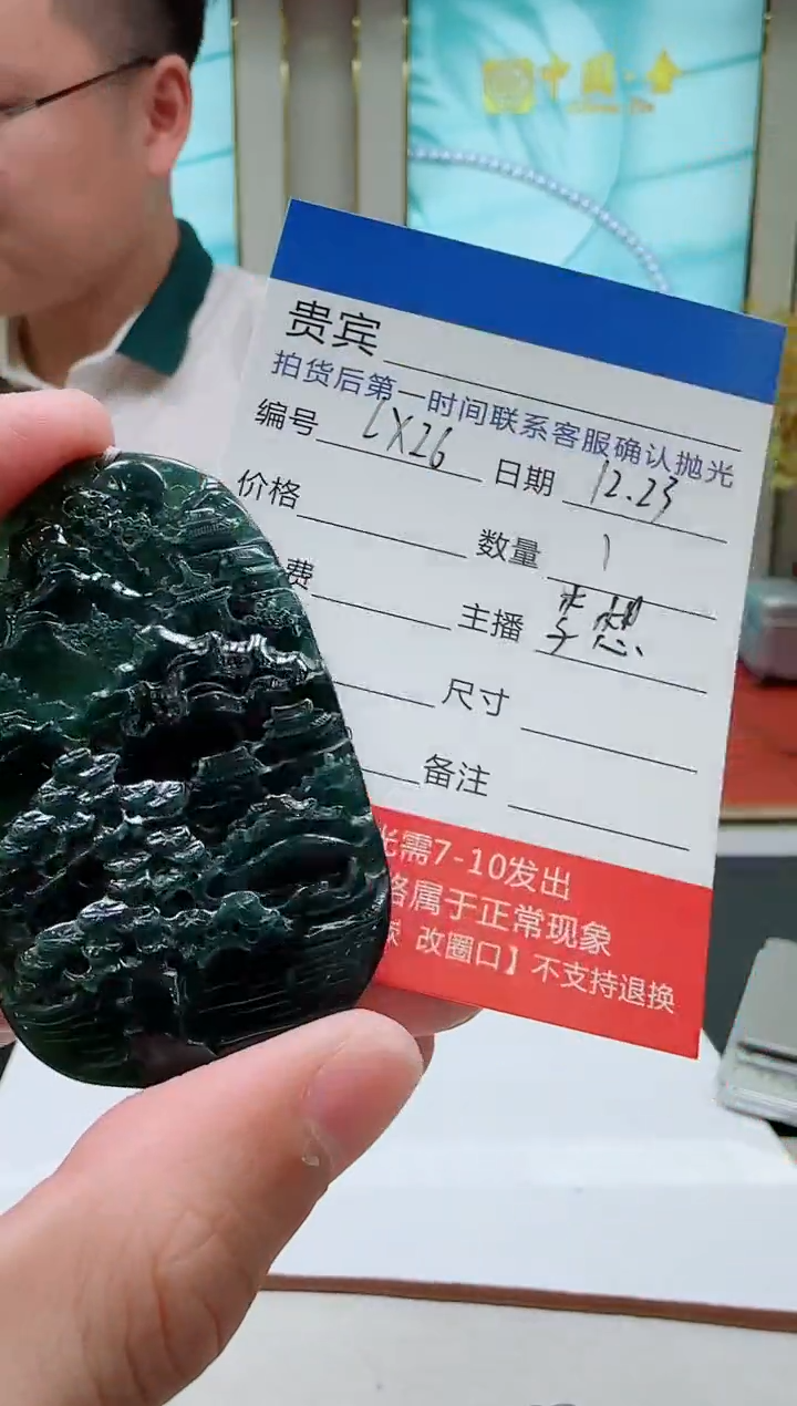 未镶嵌定制翡翠LX26翡翠吊坠-多样性发其一