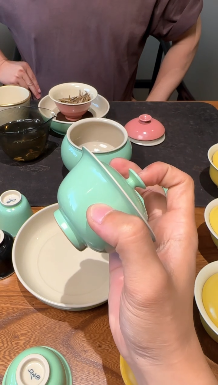 南山云泊 苍翠 迷你小盖碗