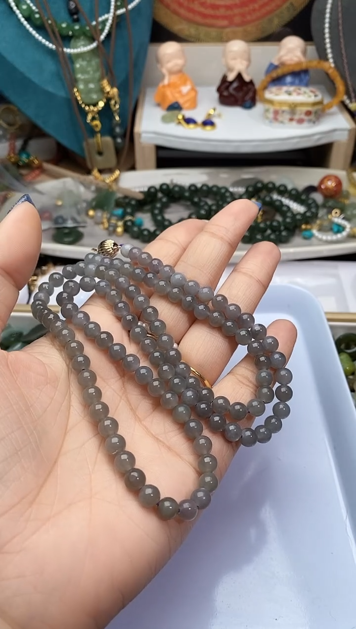 颈饰未镶嵌和田玉A4多样性发其一