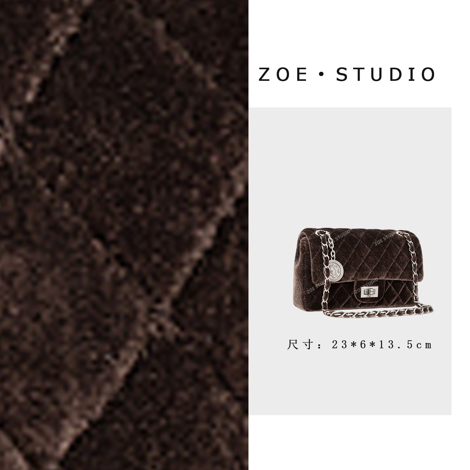 【艳姐甄选】ZT-D8083-金咖-轻奢女士时尚小众真皮单肩挎包