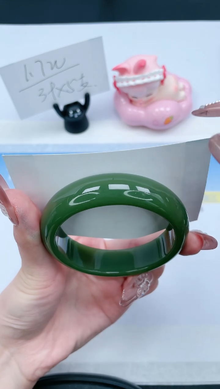 【闪购商品】石英质玉未镶嵌手镯227-56.5