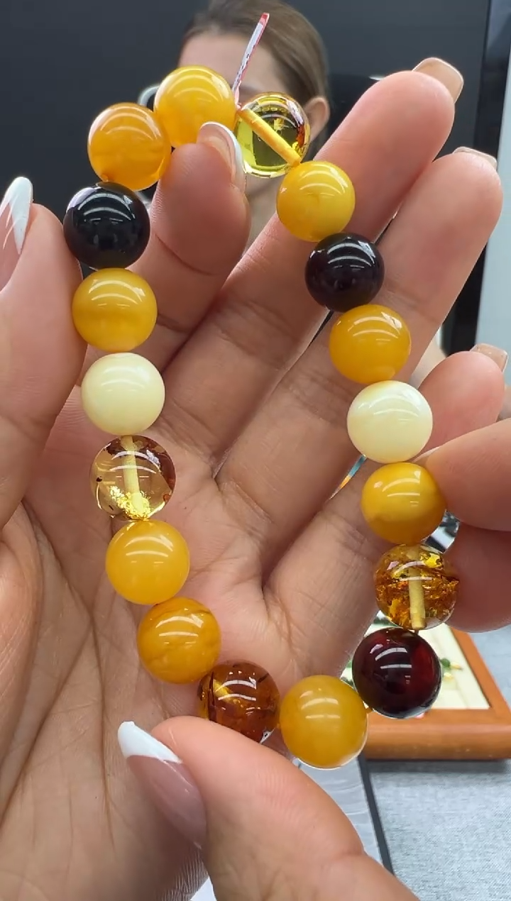 【闪购商品】未镶嵌琥珀手链20秒拍号