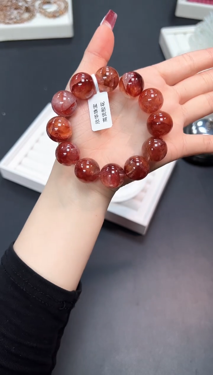 【闪购商品】水晶手串未镶嵌94A3多样性发其一1条默认微瑕