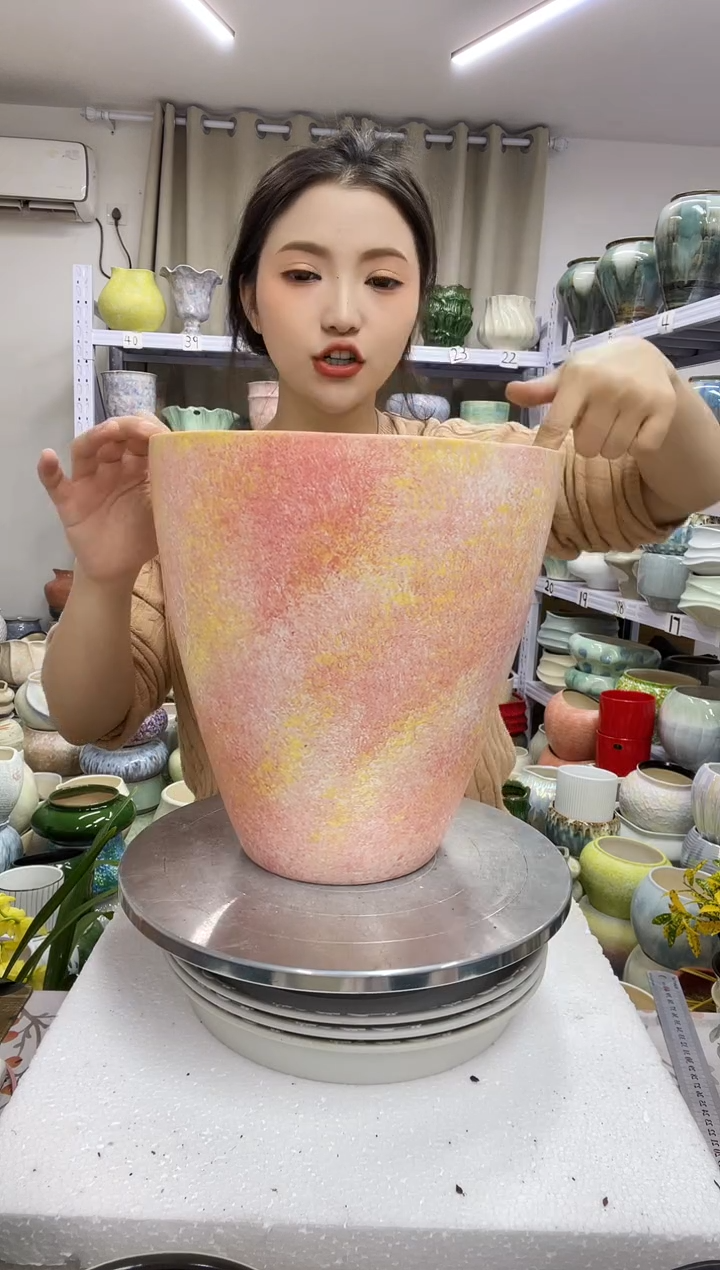 12.30陶瓷花盆直播链接高. 27     口25.5