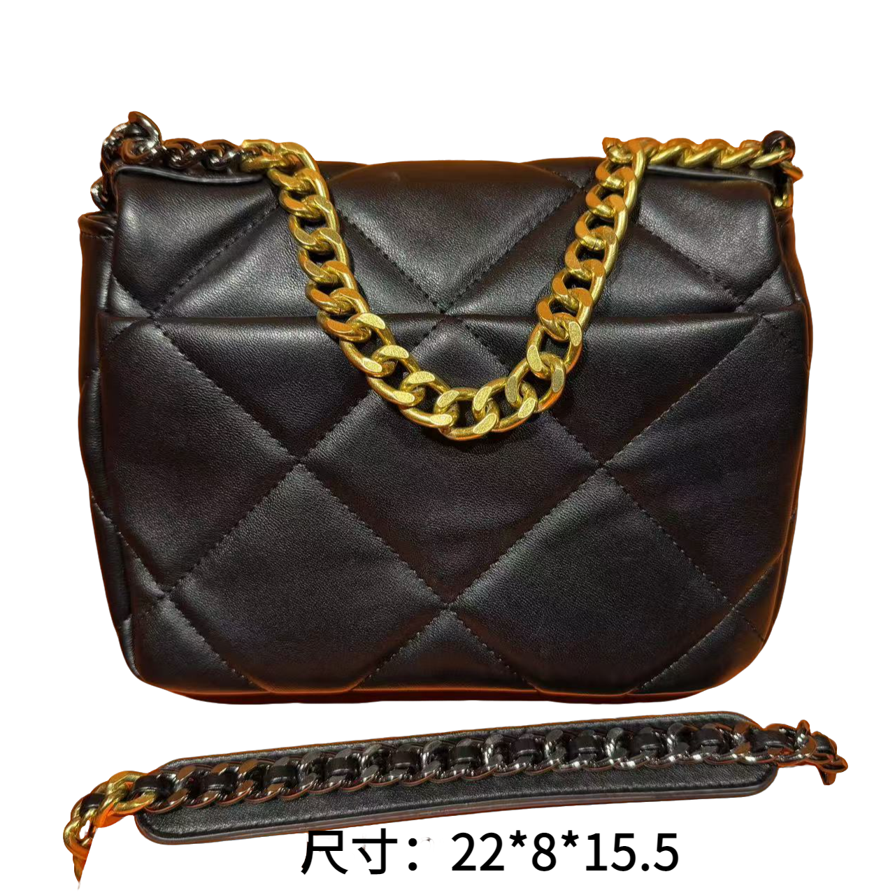 OUSHE欧奢L1—黑色—高级手工女包