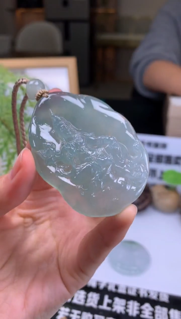 【闪购商品】定制翡翠未镶嵌吊坠-91018