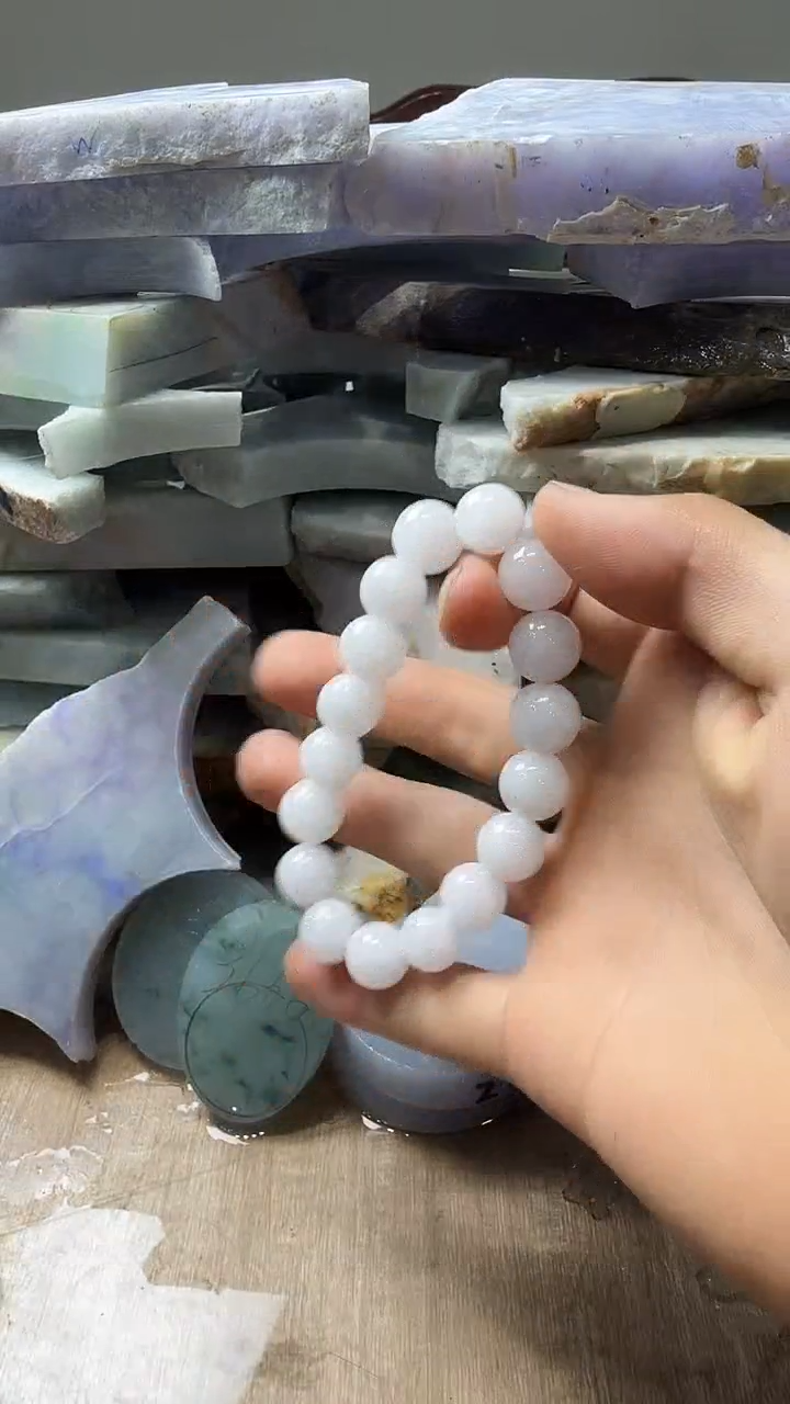 散珠翡翠天然翡翠A货花676