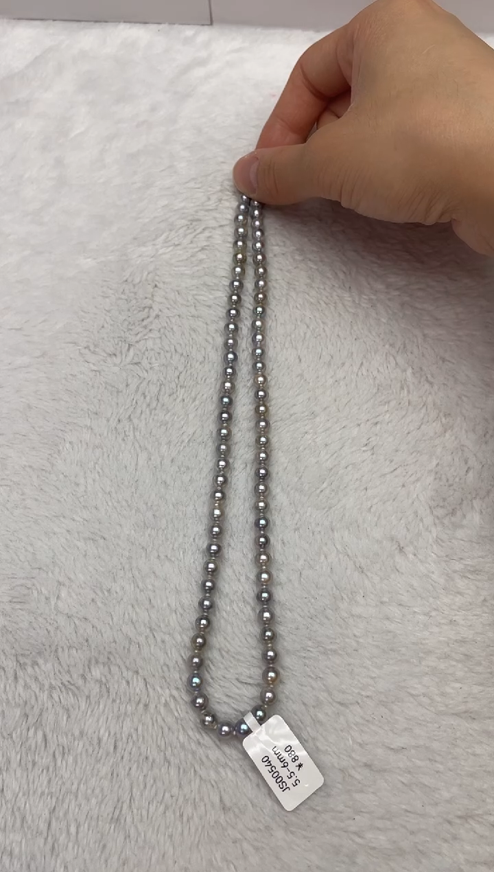 【闪购商品】海水珍珠颈饰未镶嵌AK真多麻5.5-6mm（多样性发一）