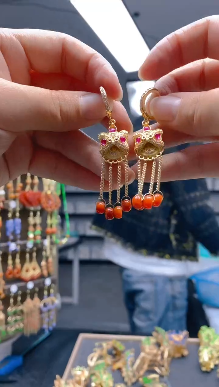 【闪购商品】翡翠耳饰合金0236翡翠耳包