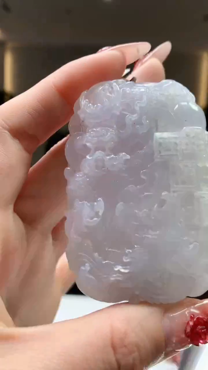 【闪购商品】定制翡翠未镶嵌1083ry-毛货挂件30