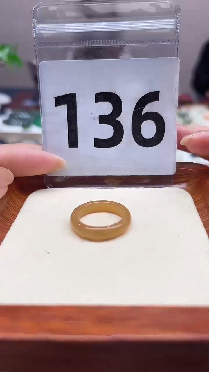 【闪购商品】和田玉戒指未镶嵌港码14号，内径17mm