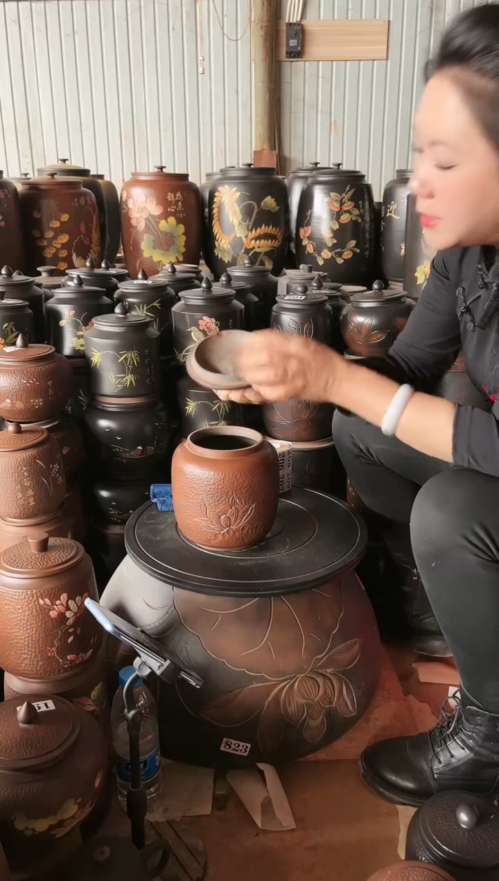 【闪购商品】壶大大瑕疵茶叶罐 古铜色冬瓜 204