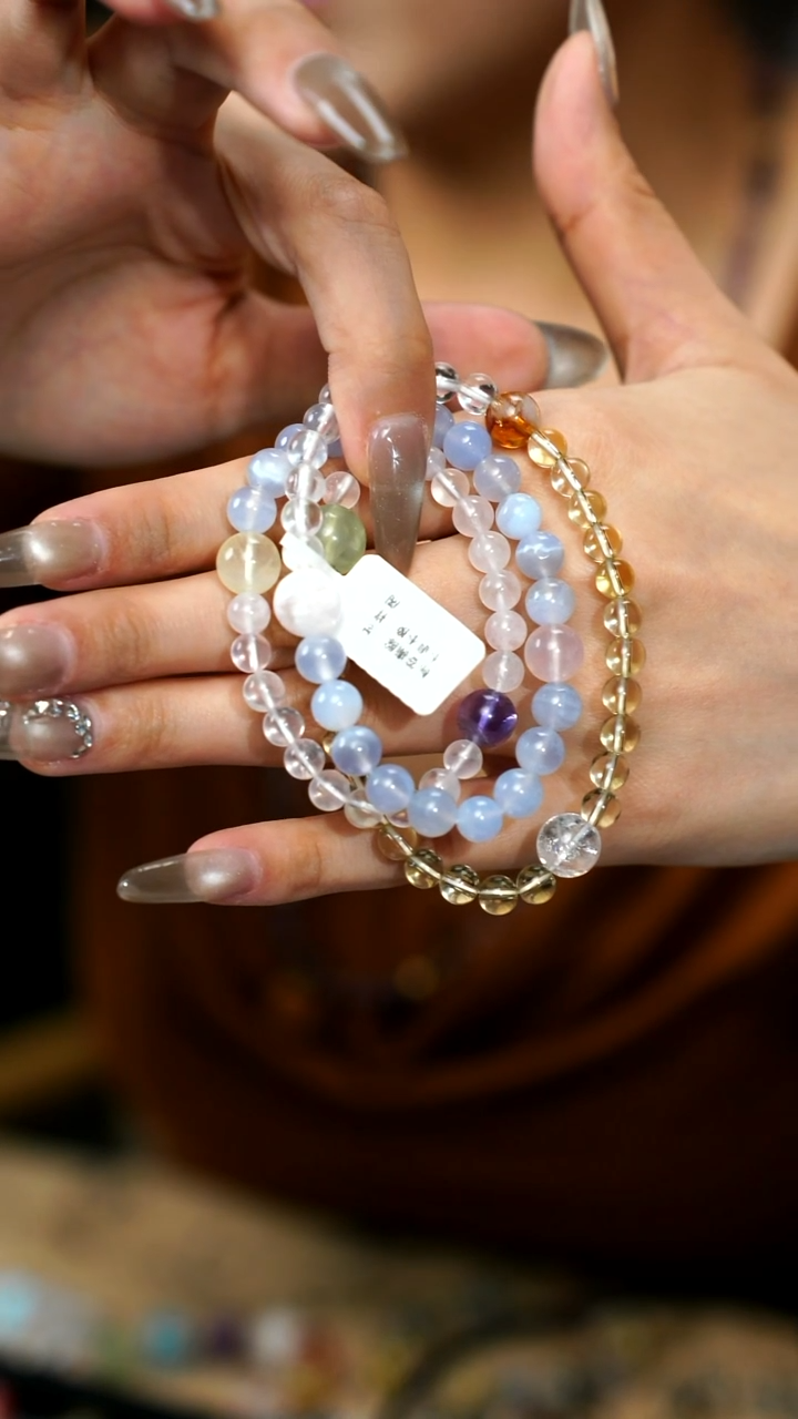 【闪购商品】水晶手链未镶嵌马卡龙