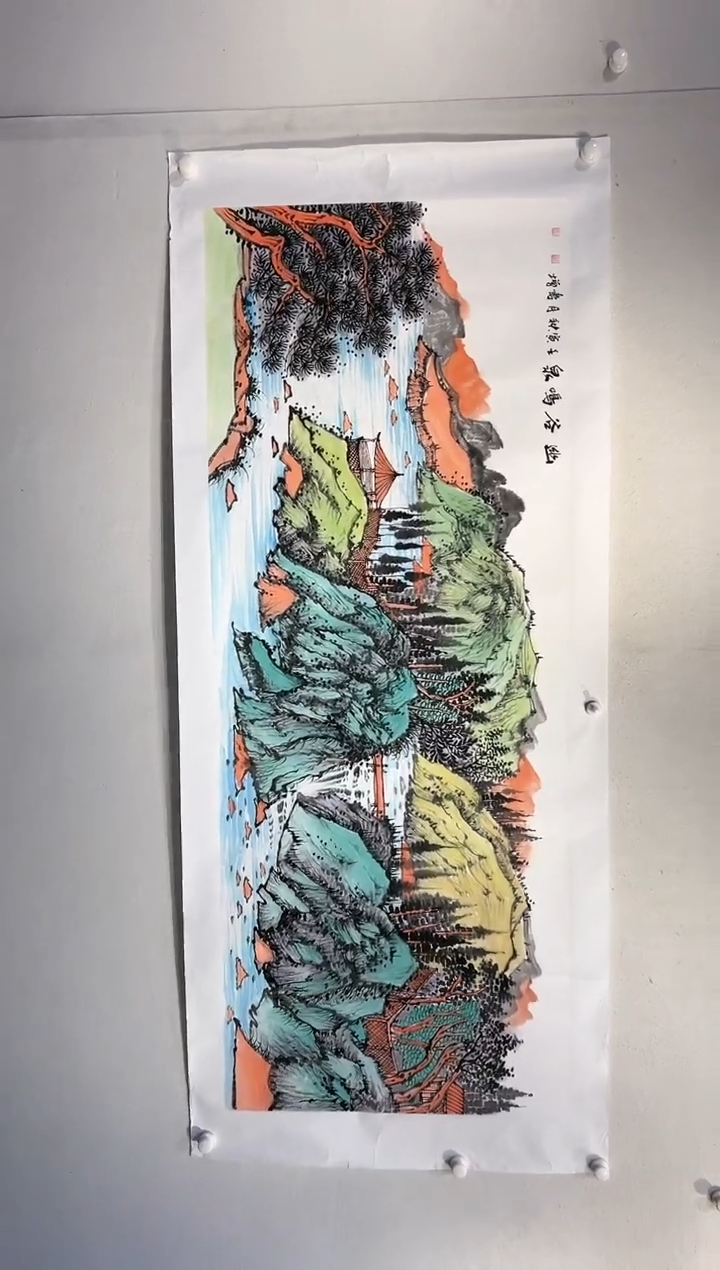 【闪购商品】国画绘画作品-12平尺