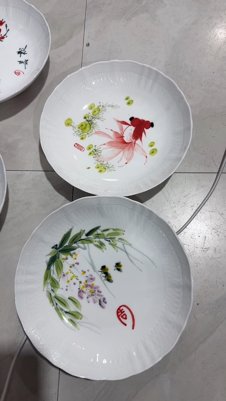 其他?*綫景德镇高温瓷（玉泥云艺盘）福利价微瑕