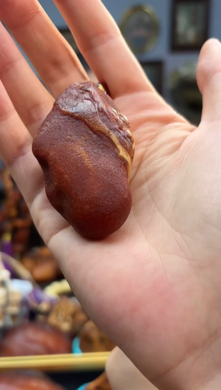 琥珀颈饰未镶嵌吊坠