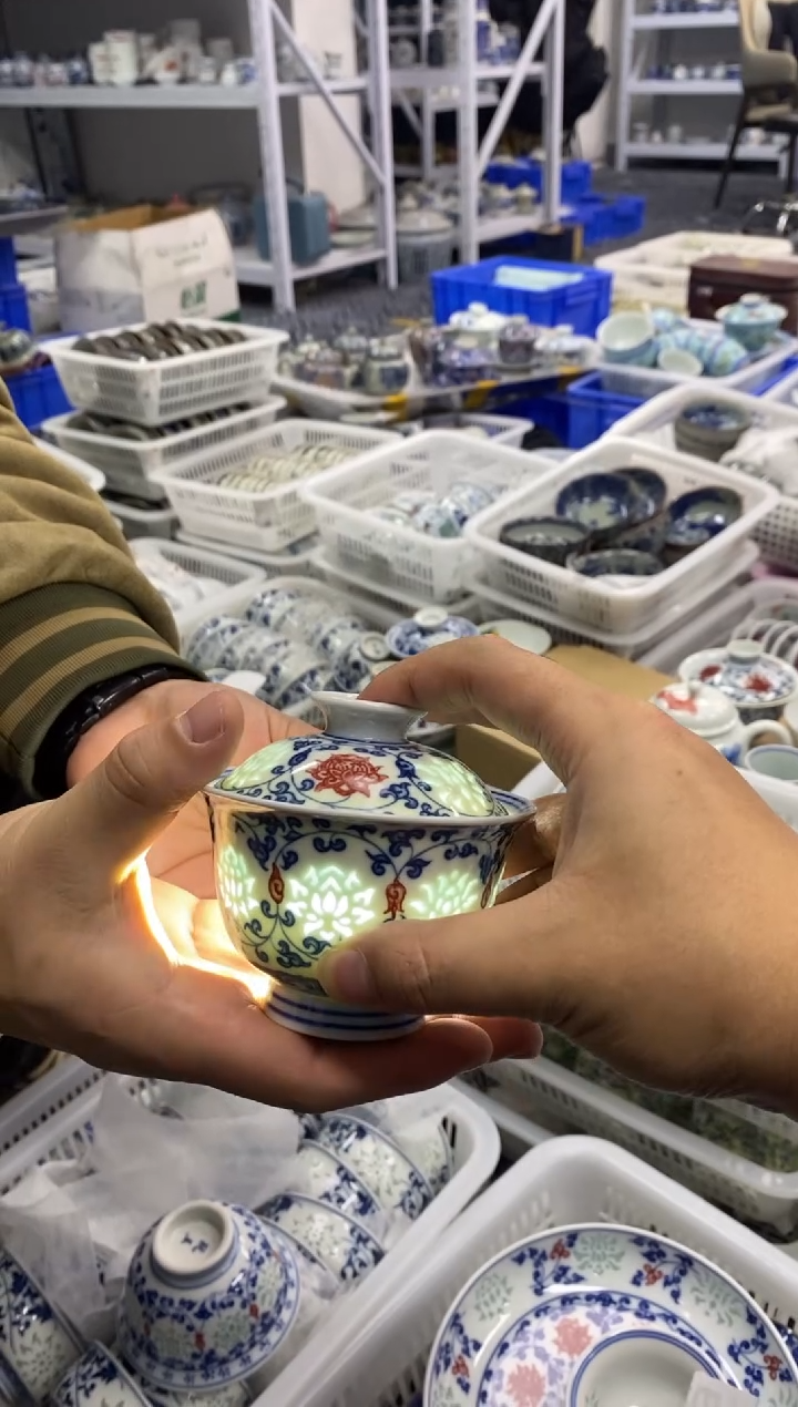 摆件陶景德陶瓷茶具容量约140