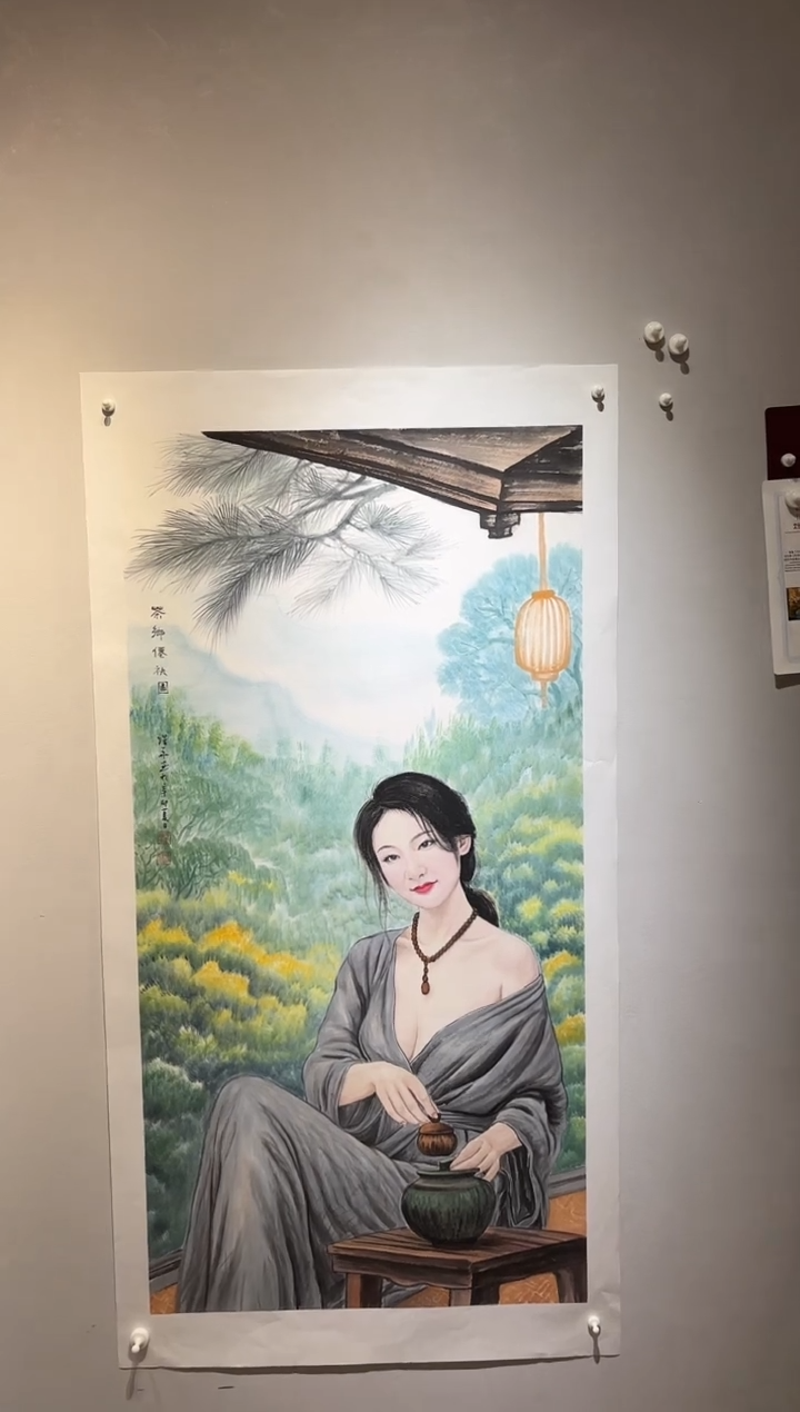 国画国画RW-1300651-张跃华央创美术馆精品定制备案作品